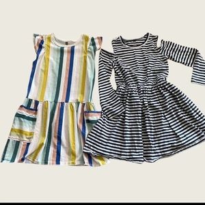 Tea Collection Peek-a-boo shoulder dress and Pocket dress Sz 10